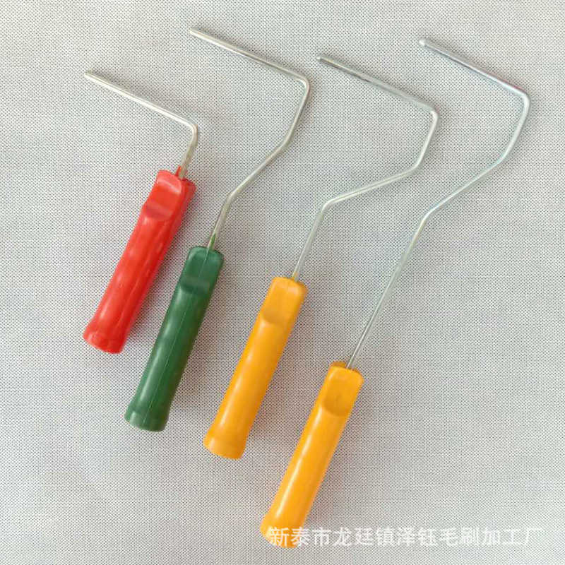 Fábrica al por mayor de 4 pulgadas pequeño pulgar rodillo soporte pintura rodillo mango rodillo cepillo soporte rodillo mango