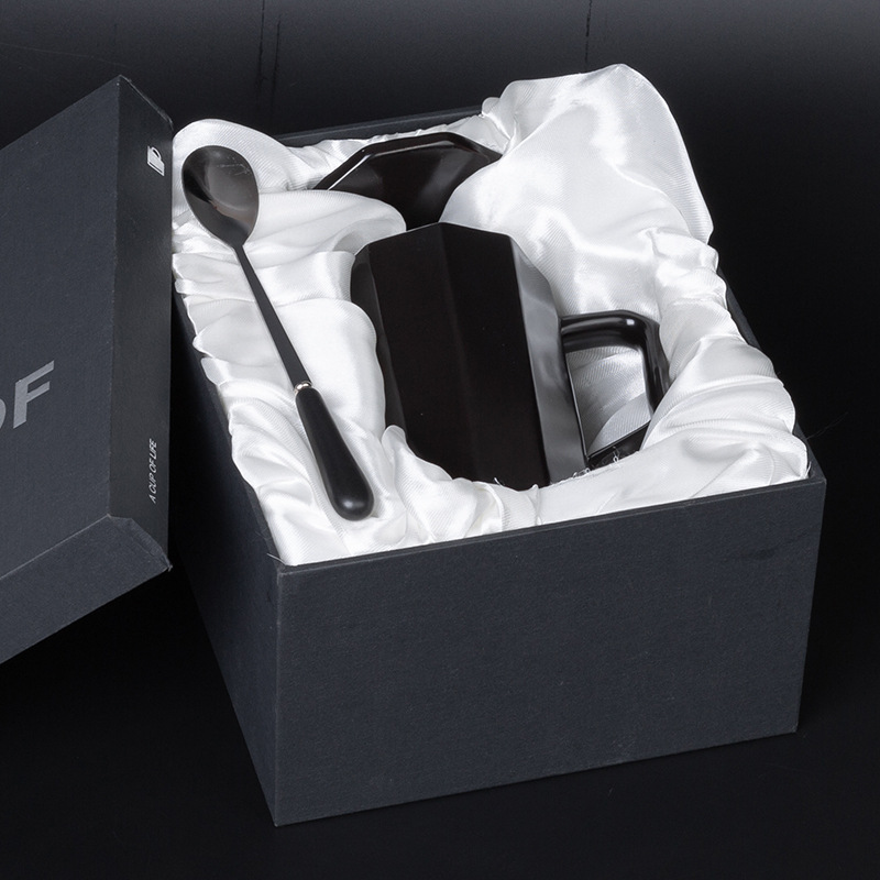 Tazas de cerámica poligonal tazas de café creativas tazas de agua tazas personalizadas LOGO tazas de regalo