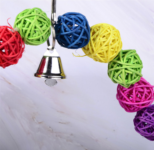 Parrot chewing toys, bird toys, rattan ball chewing toys, wholesale