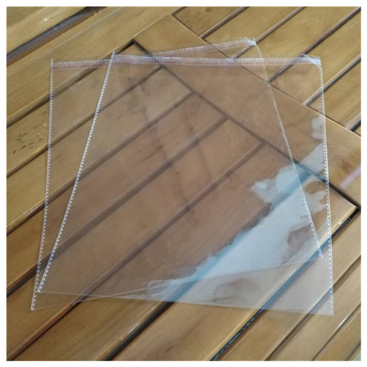 信封口胶贴袋BOPP包装粘贴胶袋透明胶粘塑料袋