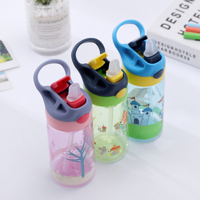 children baby Trainer Cup baby Water cup baby Duckbill Straw cup Training Cup child Plastic Suction cup Drinking glass