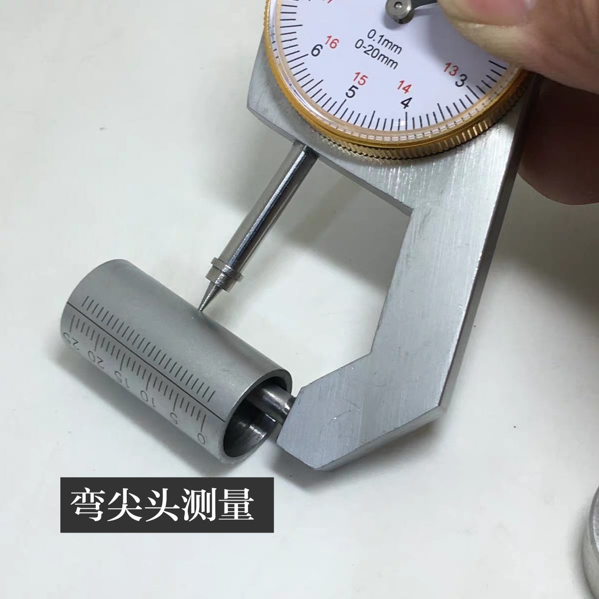 厂家直销高精度测厚仪数显测厚仪 皮革管壁厚度仪 平头尖头弯尖20-阿里巴巴