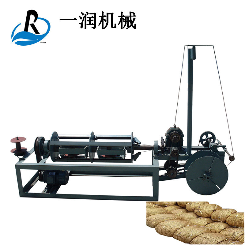 莱州一润机械220分体式?制股后合绳制绳机棉麻线绳三股制绳机