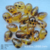 15-21mm transparent spots football water droplet pearl pearl pattern water drop-shaped pearl leopard water drops