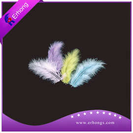 火鸡毛竹管绒7-10cm 进口染色订制 DIY装饰布边带毛条工艺品原料