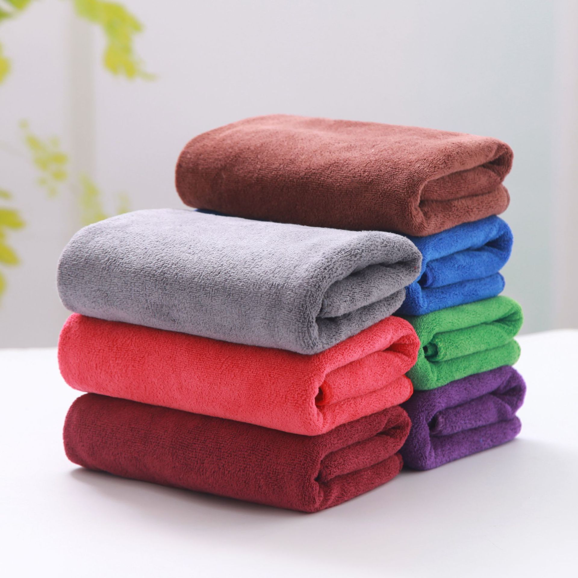 厂家直销超细纤维加厚洗车打蜡毛巾3070擦车巾清洁巾干发吸水毛巾|ms