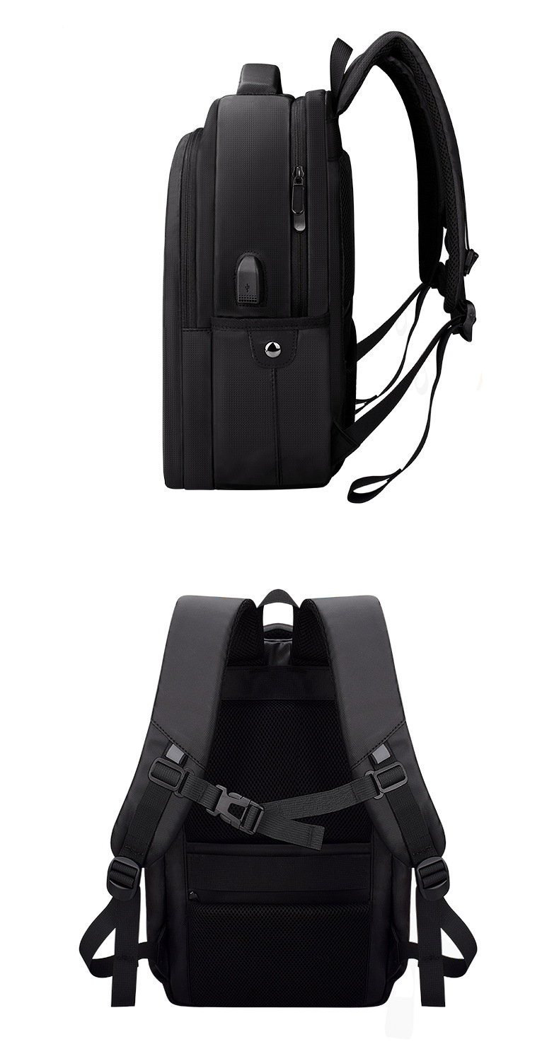 Backpack, laptop bag, anti-theft and waterproof, schoolbag for boys and girls, casual business, large capacity 15.6 inches undefined