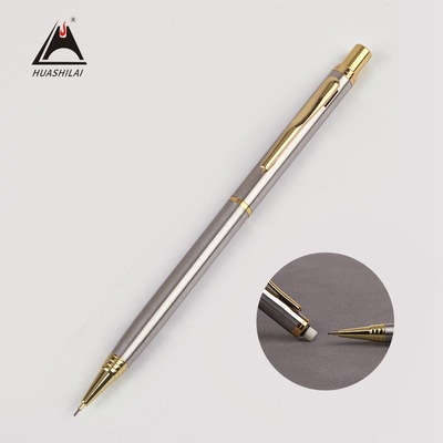 Manufactor wholesale Metal 0.5MM pencil student activity Pencil machining LOGO A generation of fat