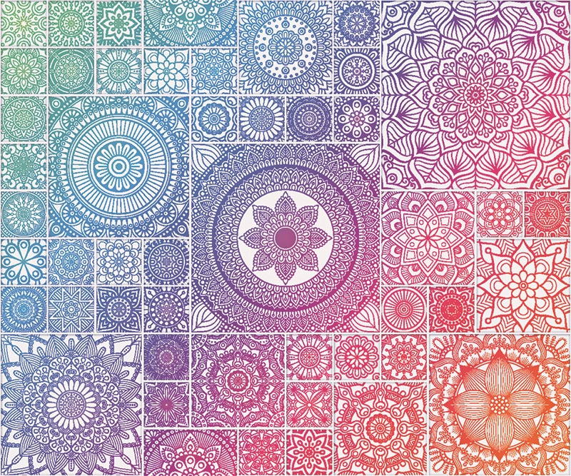 Вышивка 2 дня волосы широкие большая дверь цифровая печать гобелен пейзаж дом настенный домашний Декор ткань мандалы