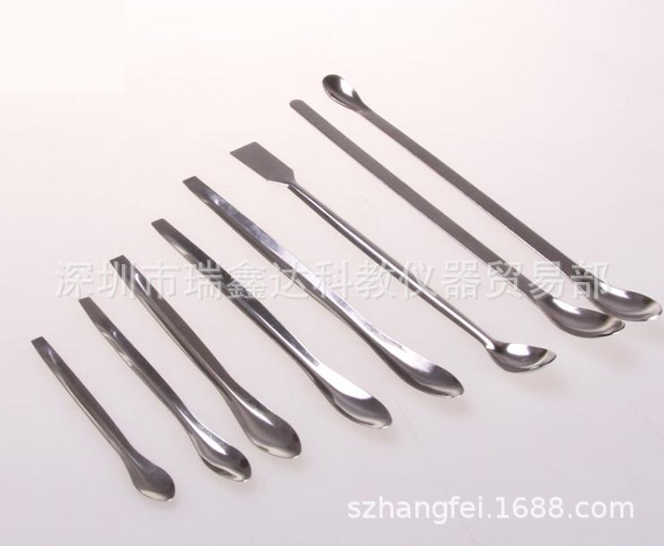 不锈钢药勺12cm 14cm 16cm 18cm 20cm 22cm 25cm单双头药匙 药勺