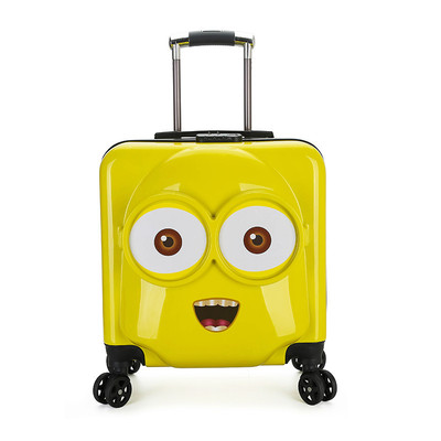 20寸3D卡通 拉杆箱 大眼儿童行李箱旅行箱万向轮登机箱定制|ms