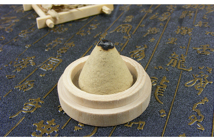 Solid Wood Aita Navel Moxibustion Aita Moxibustion Apparatus Aita Cone Moxibustion Aita Cone Moxibustion Aituo Ginger Moxibustion Garlic Moxibustion Salt Moxibustion detail image