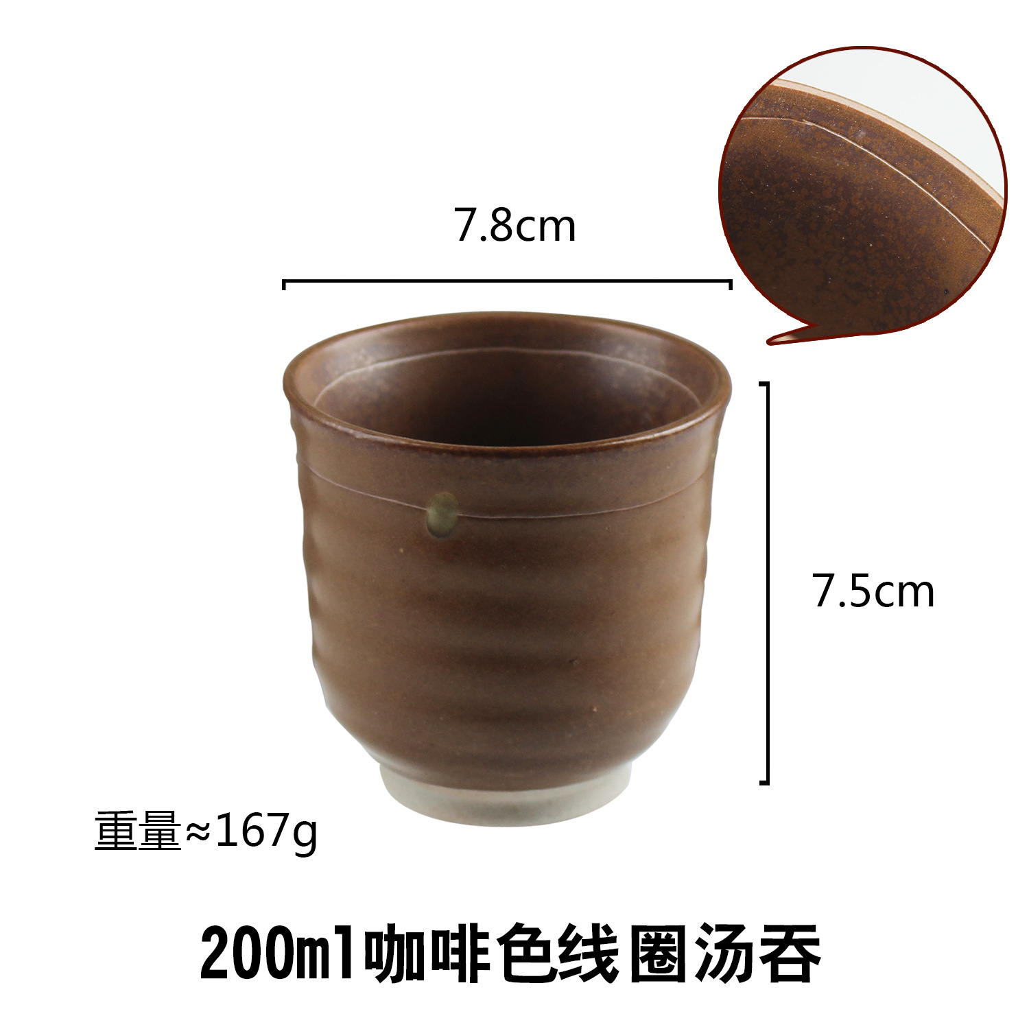 Taza de cerámica retro simple creativa LOGO personalizado sopa traga pareja taza de agua Taza de cerámica pintada a mano suministro directo de fábrica al por mayor