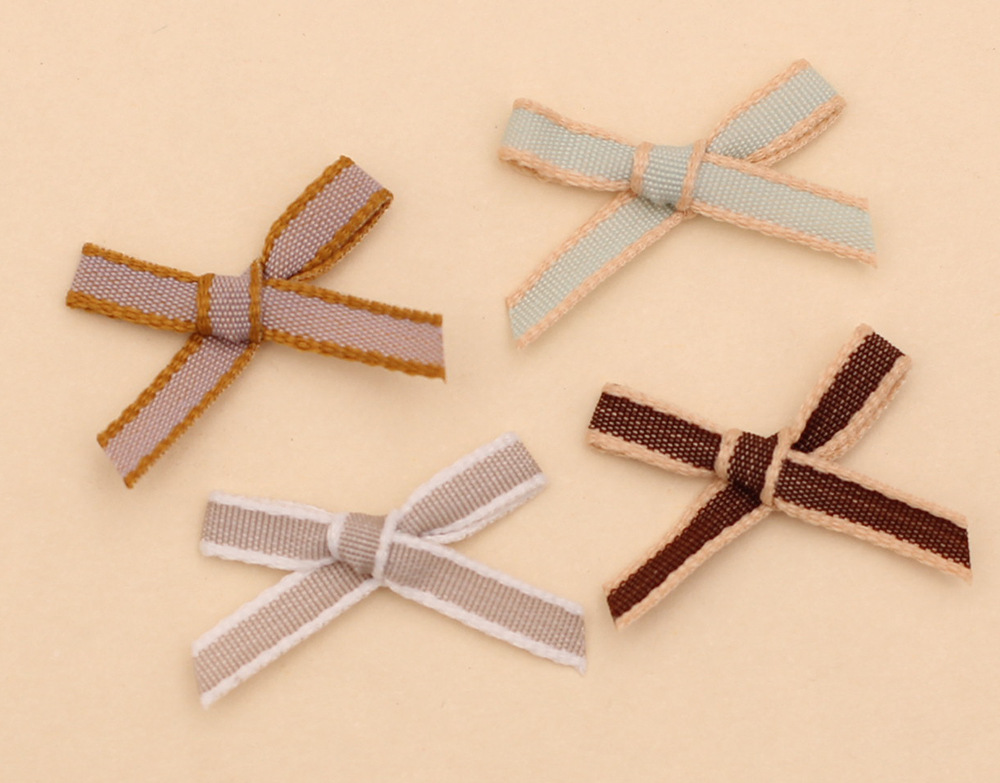 6毫米韩版色织带蝴蝶结4