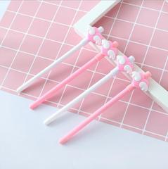 Cute Love Wings Black Neutral Pen Pink Girl Heart Student Office Signature Pen Water Pen School Supplies 
