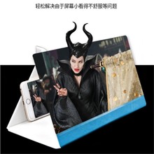 12寸手机屏幕放大器3D高清视频放大镜懒人手机支架皮套创意新款