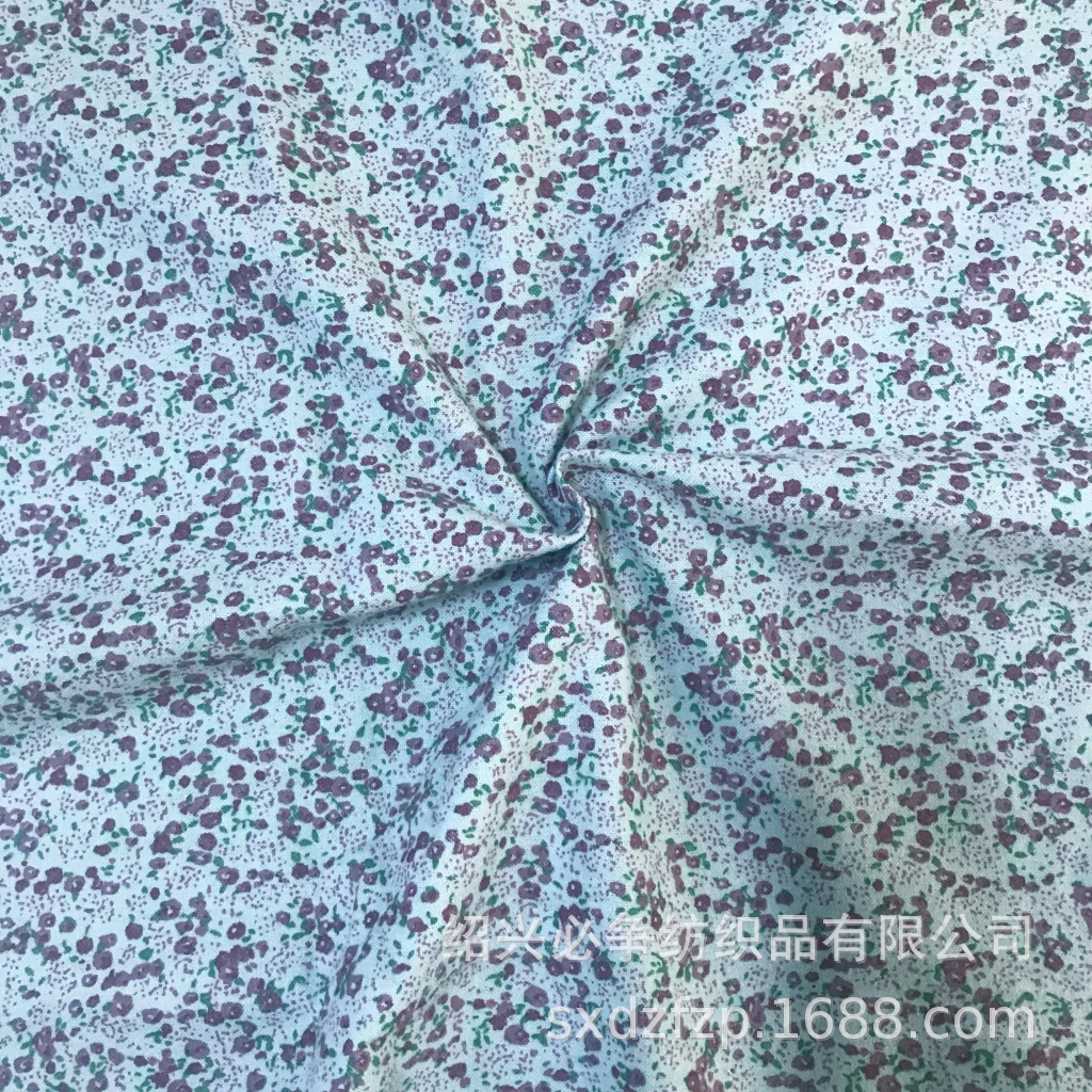 现货供应棉质绒布印花 法兰绒裙衫夹棉秋冬季新款 单双面起绒