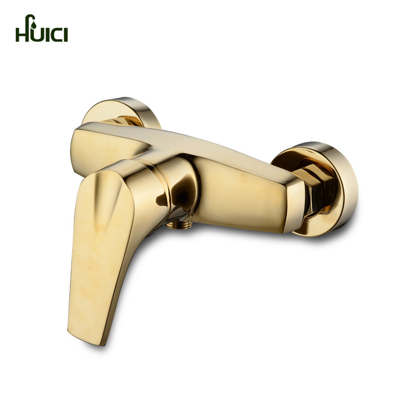 辉瓷 欧式金色铜冷热面盆龙头 台盆浴室洗脸盆水龙头 单把双孔|ms