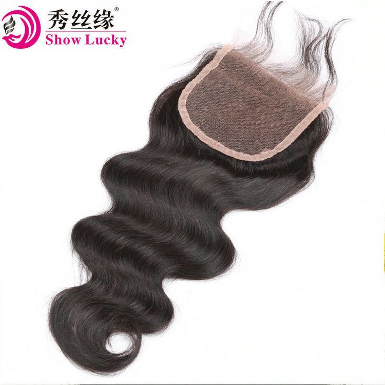 Hair extensions straight lace closure