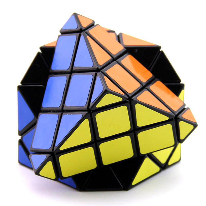 Blue Hexahedral Black 8-axis 6-sided Cube, Special-shaped Creative Competition Toy For Children_voghion.com
