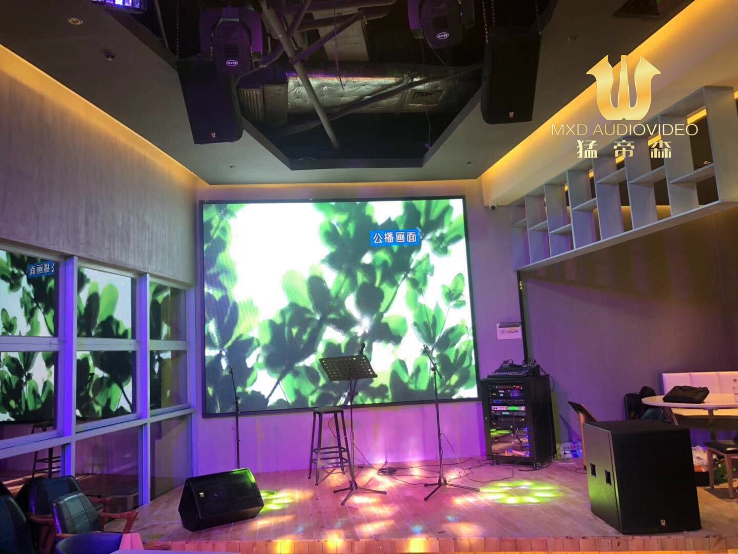 广东专业音乐餐厅音响 双12.15寸三分频多功能远程线阵列音箱