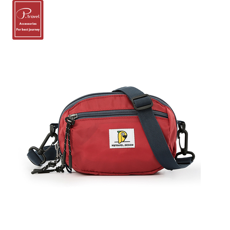 Nylon fashionable shoulder bag for students