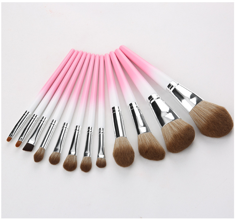 化妆刷 化妆刷套装 12支巴斯夫毛化妆刷 化妆套刷