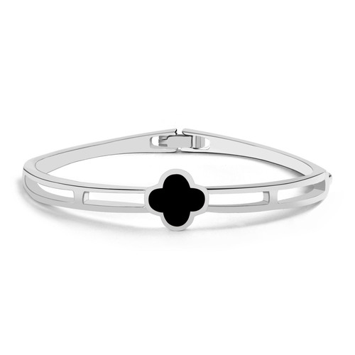 Jewelry hollowed-out clover bracelet European and American style women's jewelry accessories livestreaming stall supply fashionable bracelets