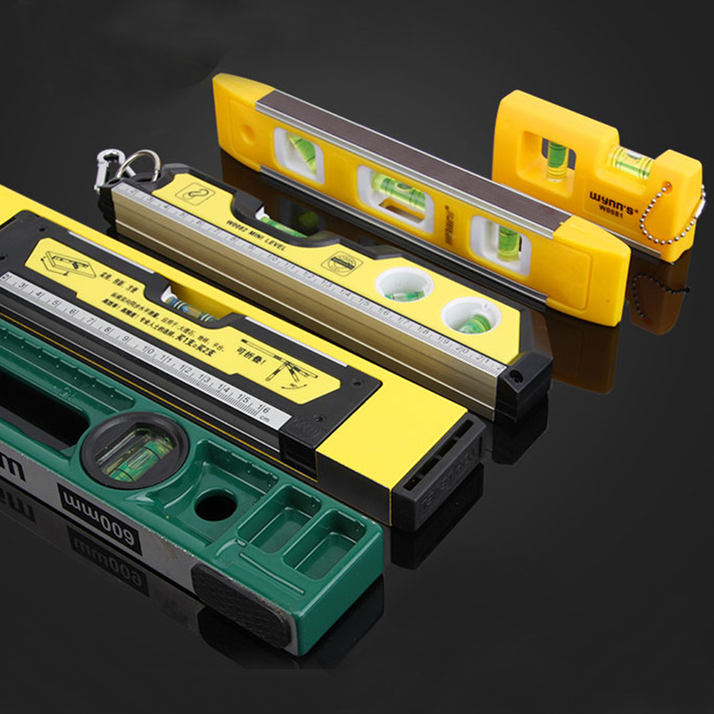 威力狮铝合金水平尺高精度带磁多功能测量工具迷你气泡水平仪批发