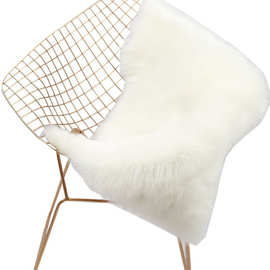 跨境 ins仿羊毛沙发垫整张毛绒沙发坐垫晴纶fur毯子白色长毛地毯