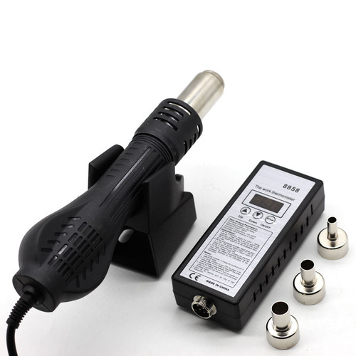 8858 Digital Adjustable Constant Temperature Portable Handheld Phone Repair Hot Air Gun Soldering Station Hot Air Gun