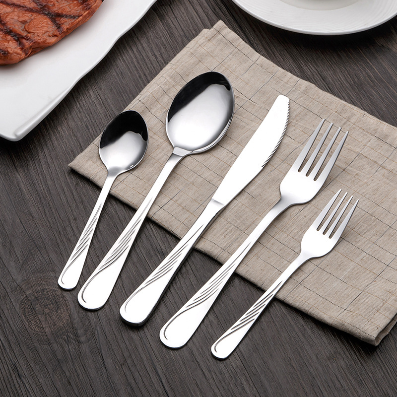 加厚西餐具不锈钢勺子叉子牛排酒店餐具套餐系列创意礼品礼盒