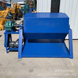 金属加工厂聚氨酯内衬六角滚筒抛光机大型碳钢材质研磨机视频图片