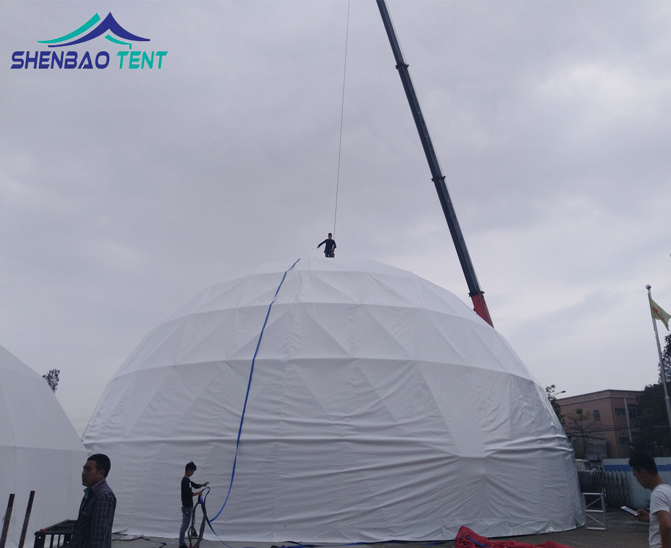 厂家供应临时活动球形帐篷 户外半球形篷房 dome tent