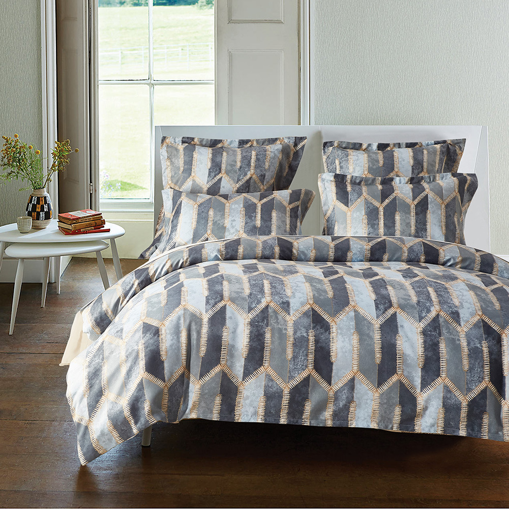 跨境家纺热销外贸亚马逊速卖通床上用品美国尺寸磨毛印花三件套