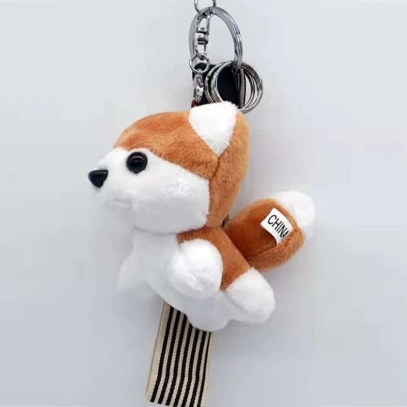 Обработка пользовательских хаски собака плюшевые игрушки оптом брелок плюшевые ювелирные изделия оптом