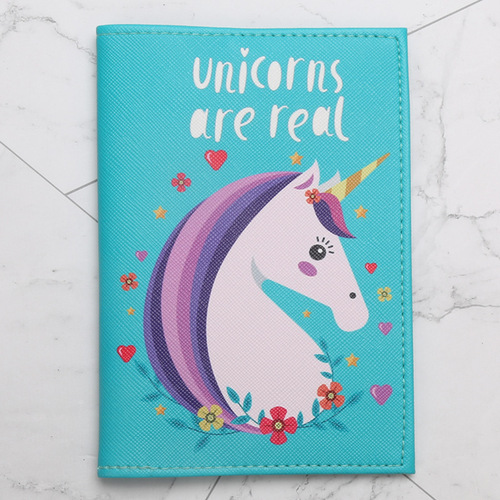 Unicorn Unicorn PU Imitation Leather Passport Case Travel Passport Protection Bag Document Passport Holder
