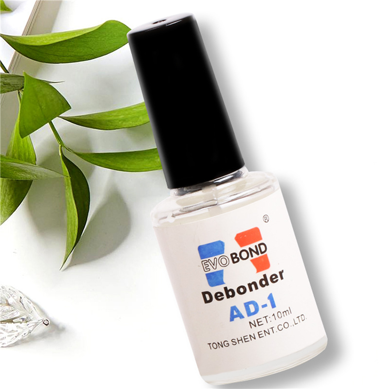 Venta al por mayor de uñas de belleza agente de desgomado especial Sol Liquid Nail Removal pieza de eliminación de pestañas falsas pegamento limpiador AD-1