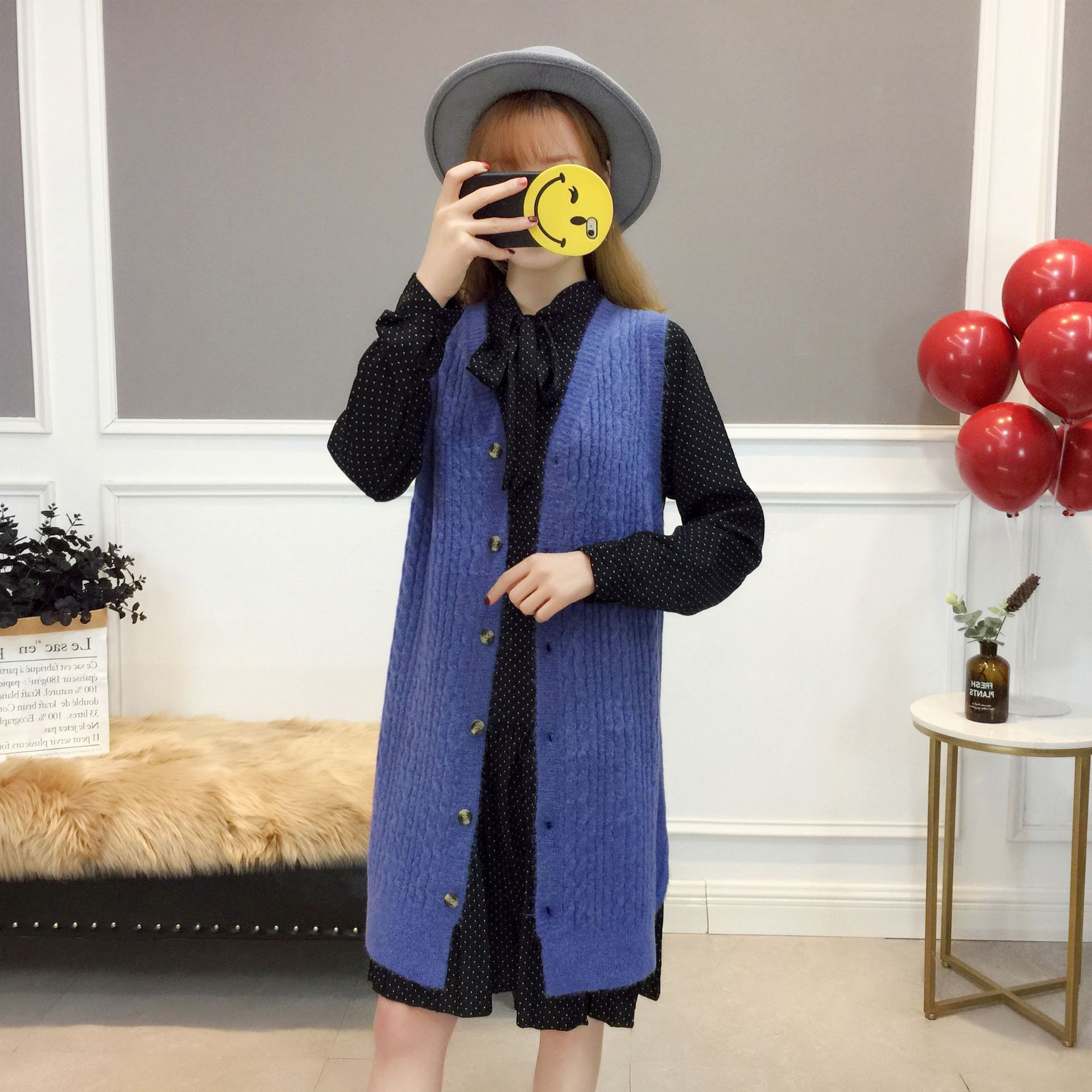 Gilet femme en Mélange de coton - Ref 3316788 Image 9