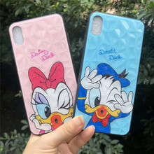 适用各种品牌二合一TPU+PC钻石纹片玻璃壳滴胶彩绘时尚手机壳之五