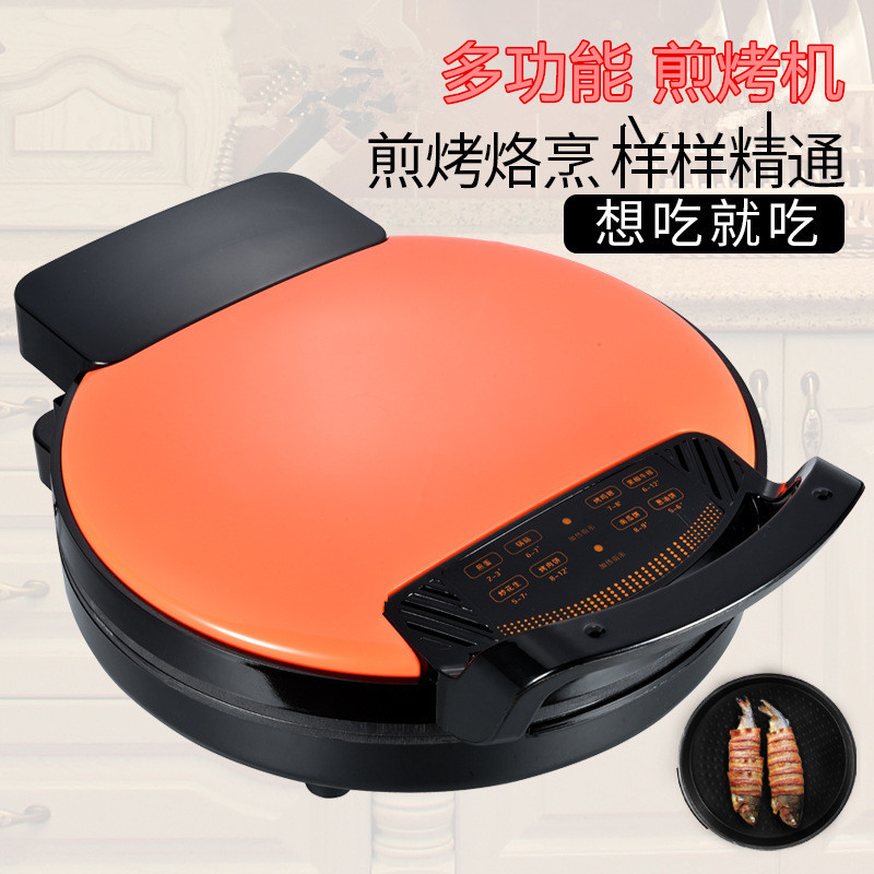 新款多功能电饼铛双面悬浮加热蛋糕机烙饼锅煎饼家用电饼档批发|ru