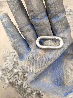 大量供應鐵鏈條扣 單扣 單環 鐵扣 鐵配件 鐵環 鐵單扣 可定制