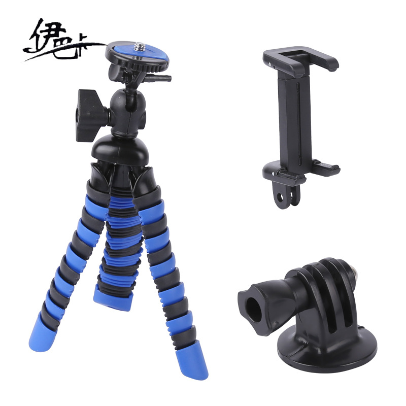 小号八爪鱼三脚架 海绵三脚架 迷你便携式主播直播支架定制