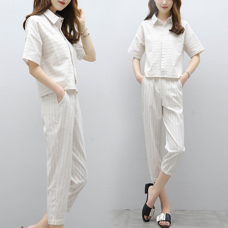 Costume femme UNE GéNéRATION en Coton et lin - Ref 3334709 Image 8