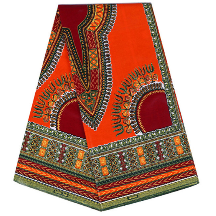 全棉非洲蜡染印花面料欧美服饰平纹印花布料厂家速卖通销跨境