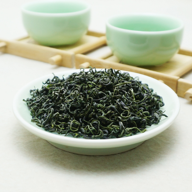 龍井43號明前綠茶新茶濃香型茶葉散裝毛尖批發高山綠茶500g