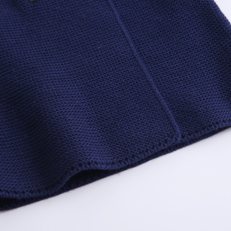 2024 Autunno Neonati Bambini Abbigliamento Maglia Filato di Cotone Maschio e Femmina Bambino Lanterna Pantaloncini Manica Lunga Cardigan Due_voghion.com