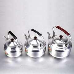 Old-fashioned aluminum kettle, tea kettle, kettle, scalding wine kettle, tea kettle, mini teapot with filter, hotel aluminum kettle