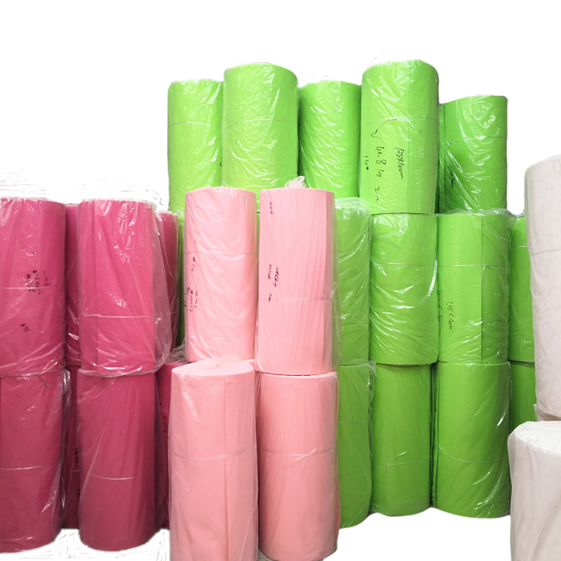 彩色无纺布毛毡阻燃防火毛毡装饰墙面背胶毛毡diy隔音毛毡布