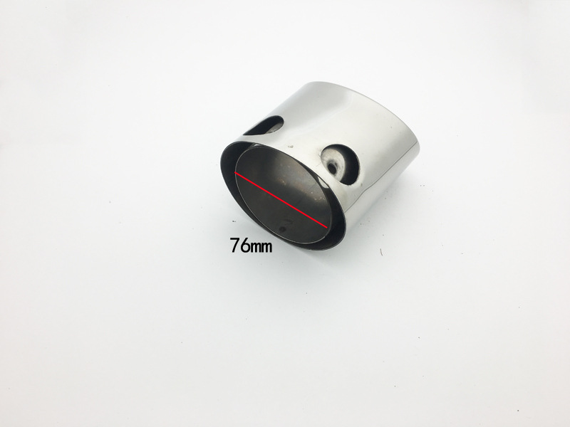 9008 applicable to the tail throat modification free passenger Tida tail throat old civic tail throat stainless steel exhaust pipe